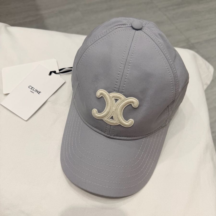 Celine 凱旋門 棒球帽 灰 S-1