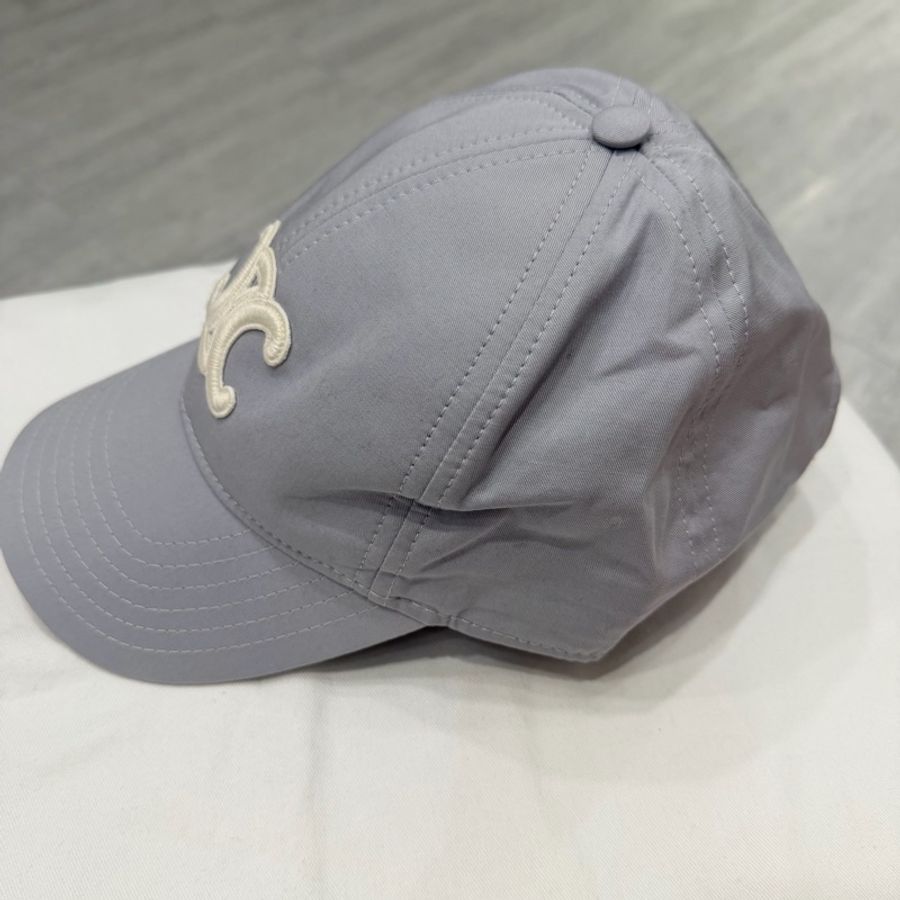 Celine 凱旋門 棒球帽 灰 S-3