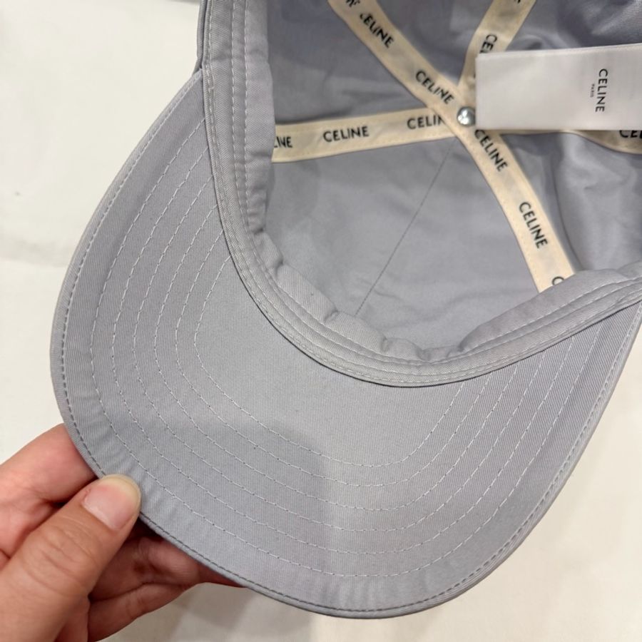 Celine 凱旋門 棒球帽 灰 S-9