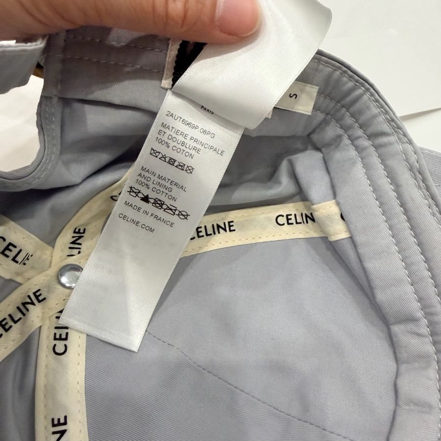 Celine 凱旋門 棒球帽 灰 S-13