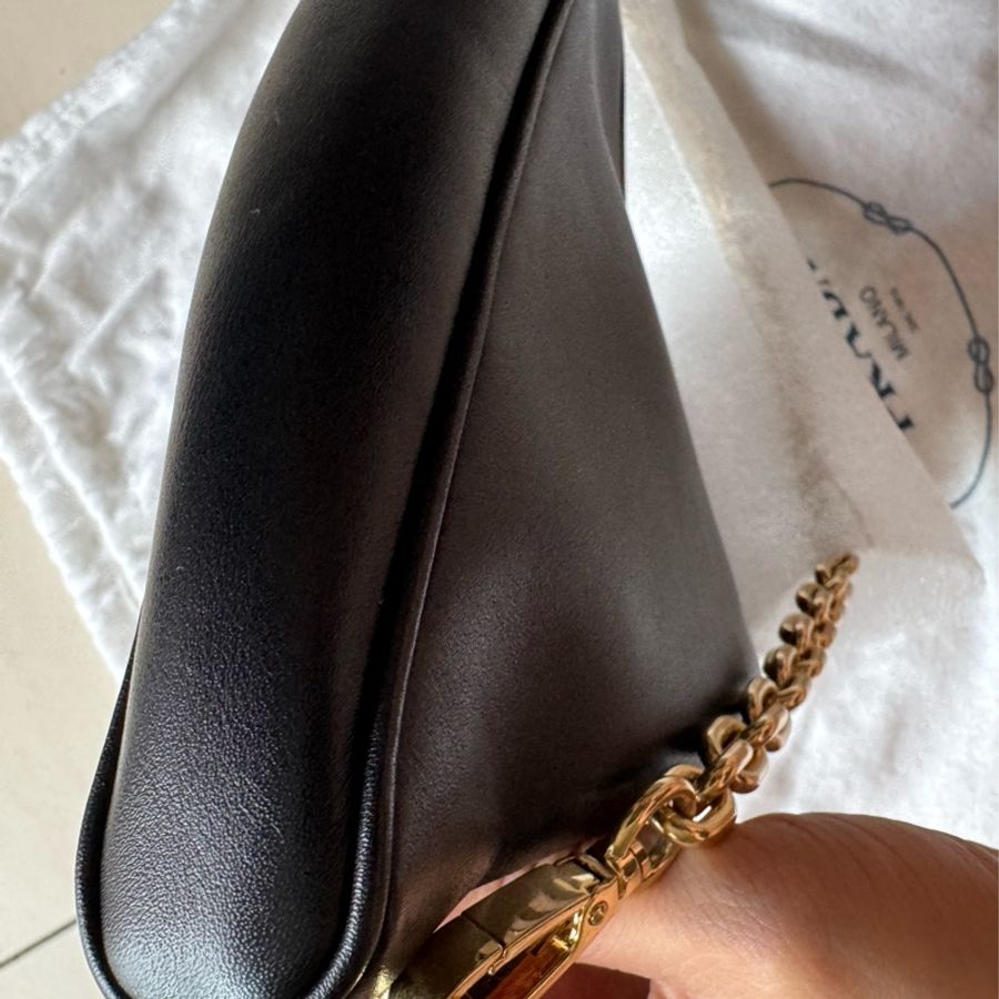 Prada Symbole Small Double Bag 黑×粉｜近新｜附原廠防塵袋-20