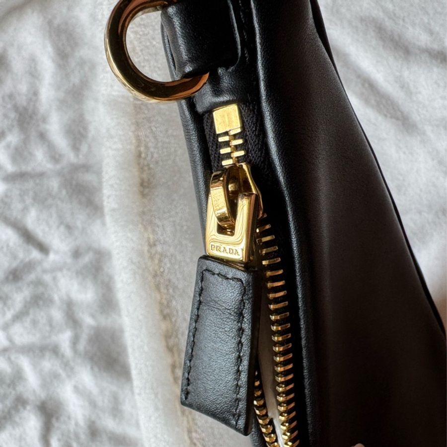 Prada Symbole Small Double Bag 黑×粉｜近新｜附原廠防塵袋-22