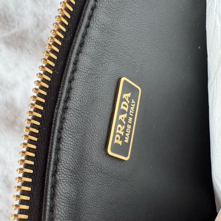 Prada Symbole Small Double Bag 黑×粉｜近新｜附原廠防塵袋-24