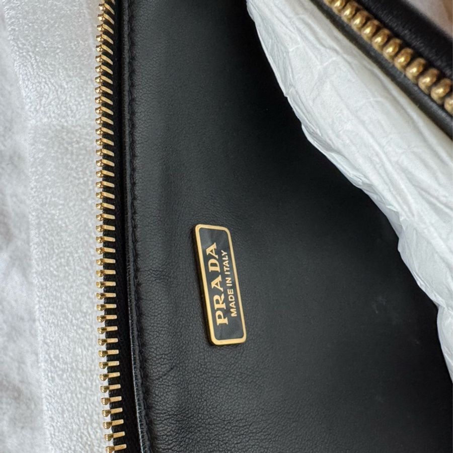 Prada Symbole Small Double Bag 黑×粉｜近新｜附原廠防塵袋-25