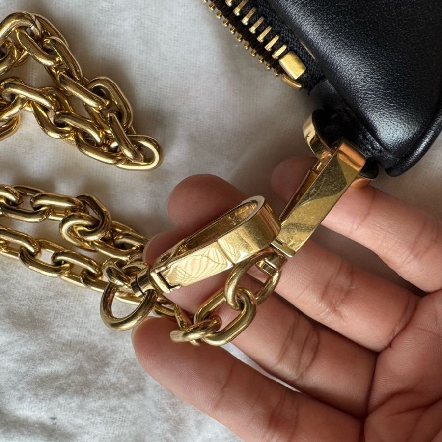 Prada Symbole Small Double Bag 黑×粉｜近新｜附原廠防塵袋-27