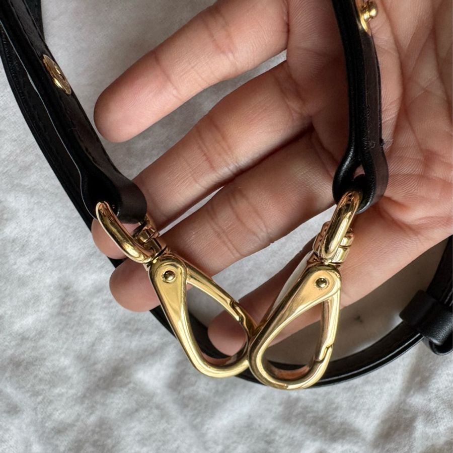 Prada Symbole Small Double Bag 黑×粉｜近新｜附原廠防塵袋-35