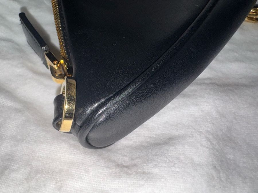 Prada Symbole Small Double Bag 黑×粉｜近新｜附原廠防塵袋-37