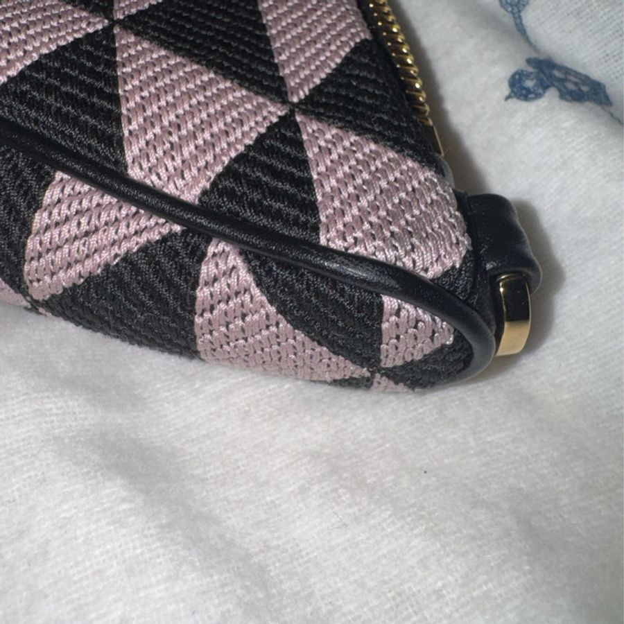 Prada Symbole Small Double Bag 黑×粉｜近新｜附原廠防塵袋-38