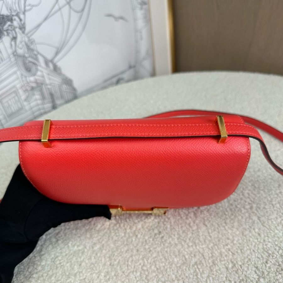 Hermes Constance康康19 番茄紅金扣 ep皮 X刻-4