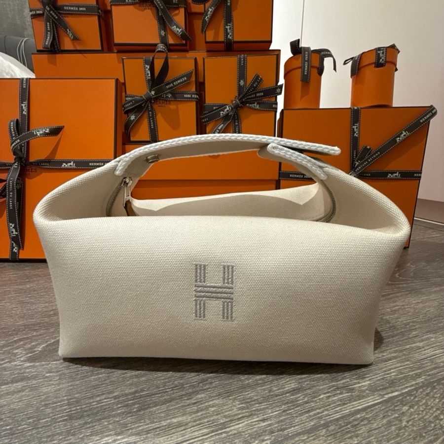 Hermes 米色飯盒包-0