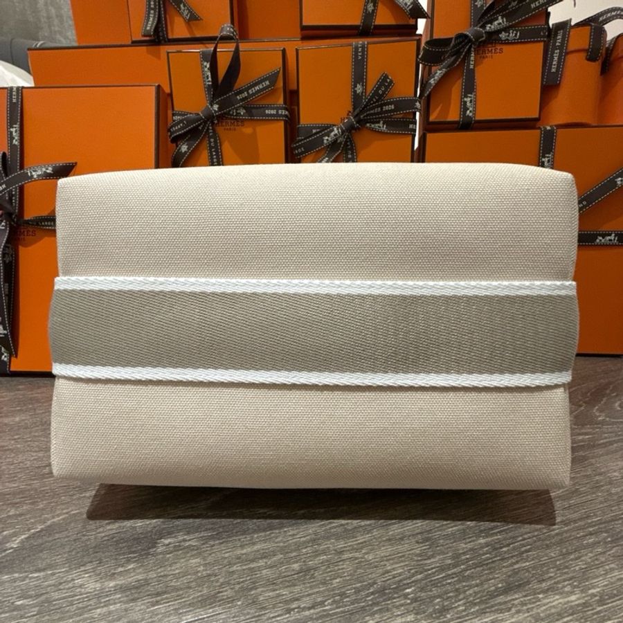 Hermes 米色飯盒包-2