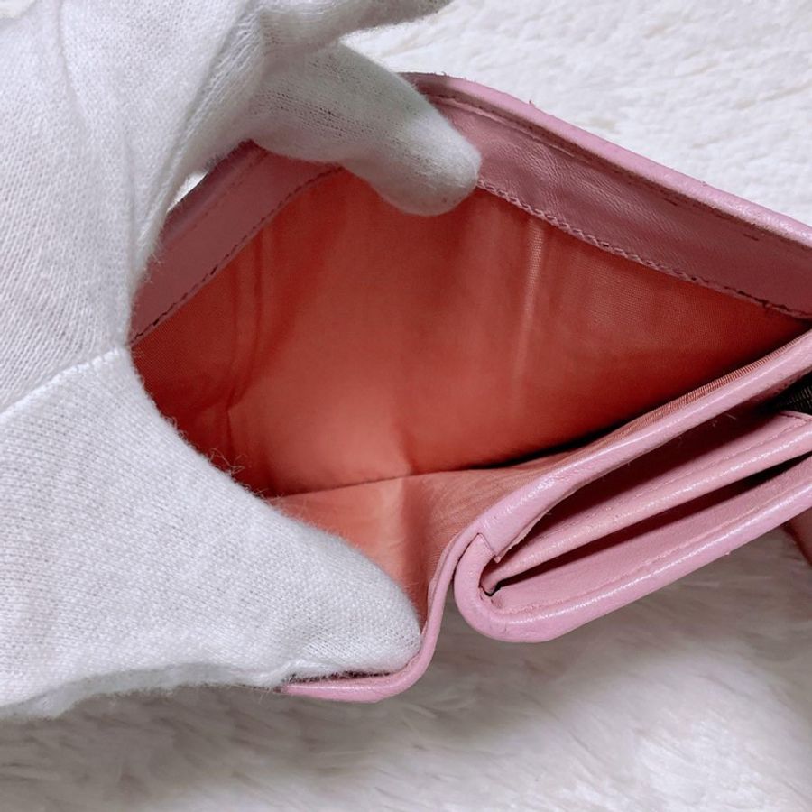 🌷MiuMiu 粉色短夾錢包👛｜經典花紋✦fufu style 精品✦ 氣質款｜皮夾.錢包-26