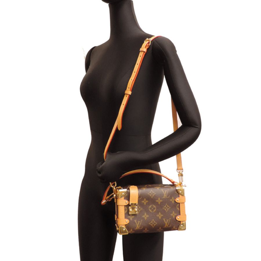 路易威登 Side Trunk PM 女士手提包 M46815 Monogram 棕色-7