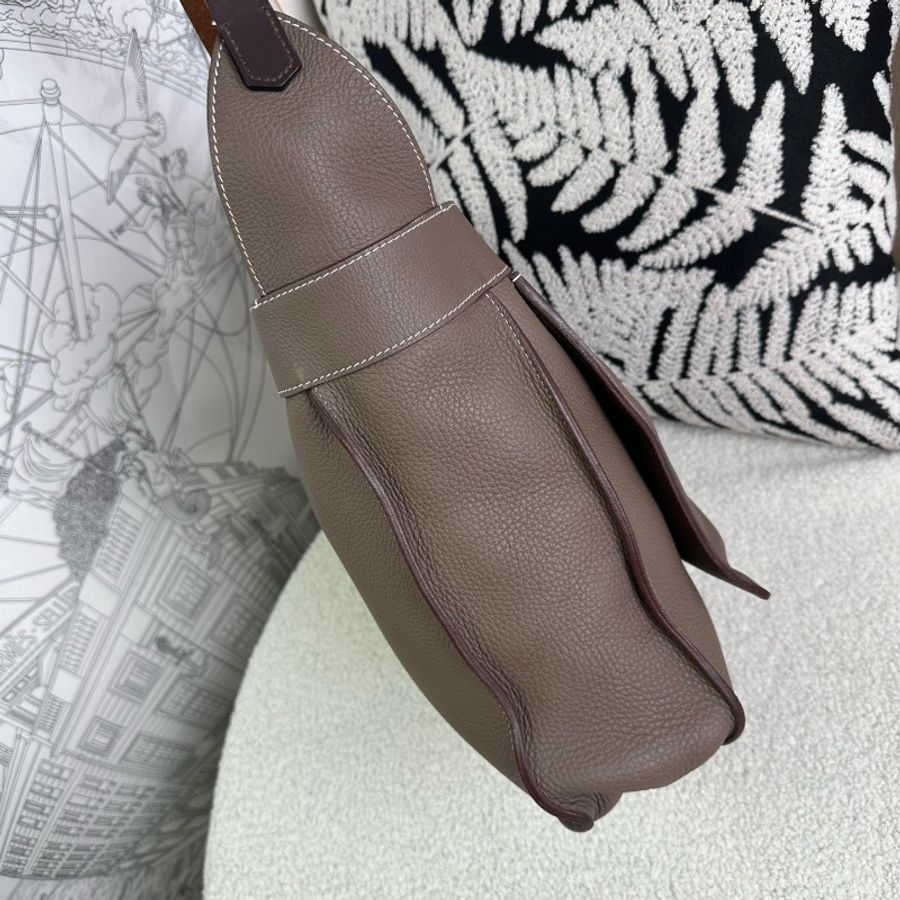 Hermes Marwari33 大象灰 銀扣 腋下hobo-4