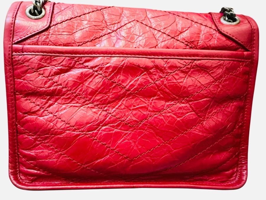 YSL Niki  Baby 小號 亮紅色-2