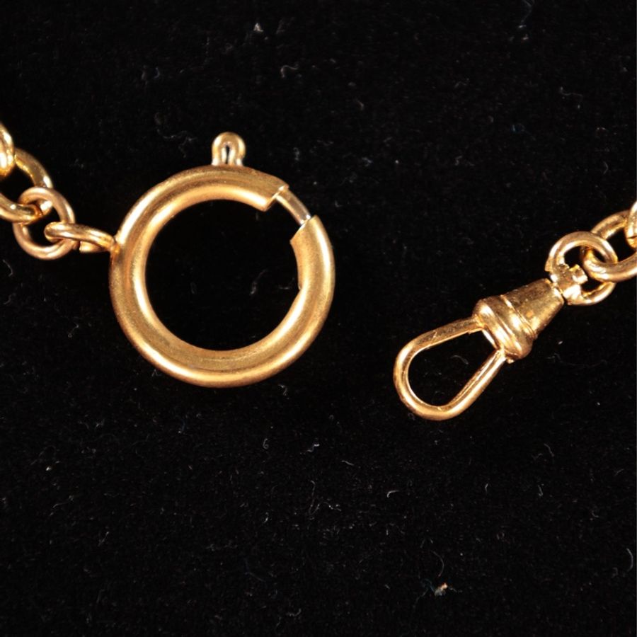 Chanel 素金字母拼接长项链毛衣链-20
