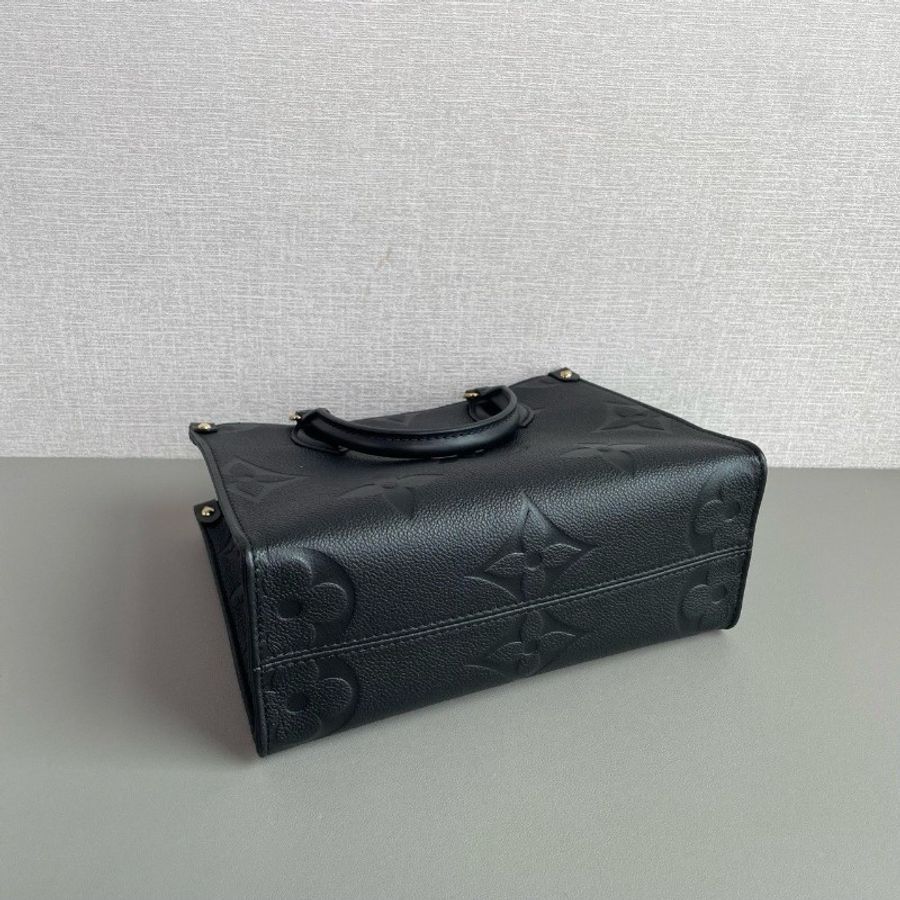 LV路易威登onthego老花壓紋黑色小號tote 99新✨️-7
