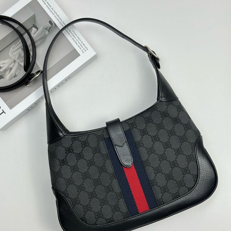 Balenciaga巴黎世家 +Gucci聯名款Jackie1961腋下包-1