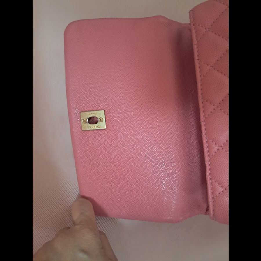 Chanel 香奈兒coco handle 粉紅色-7