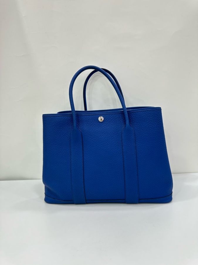 Hermes 愛馬仕 Garden Party 36 花園36 法國藍銀扣 Z刻-2