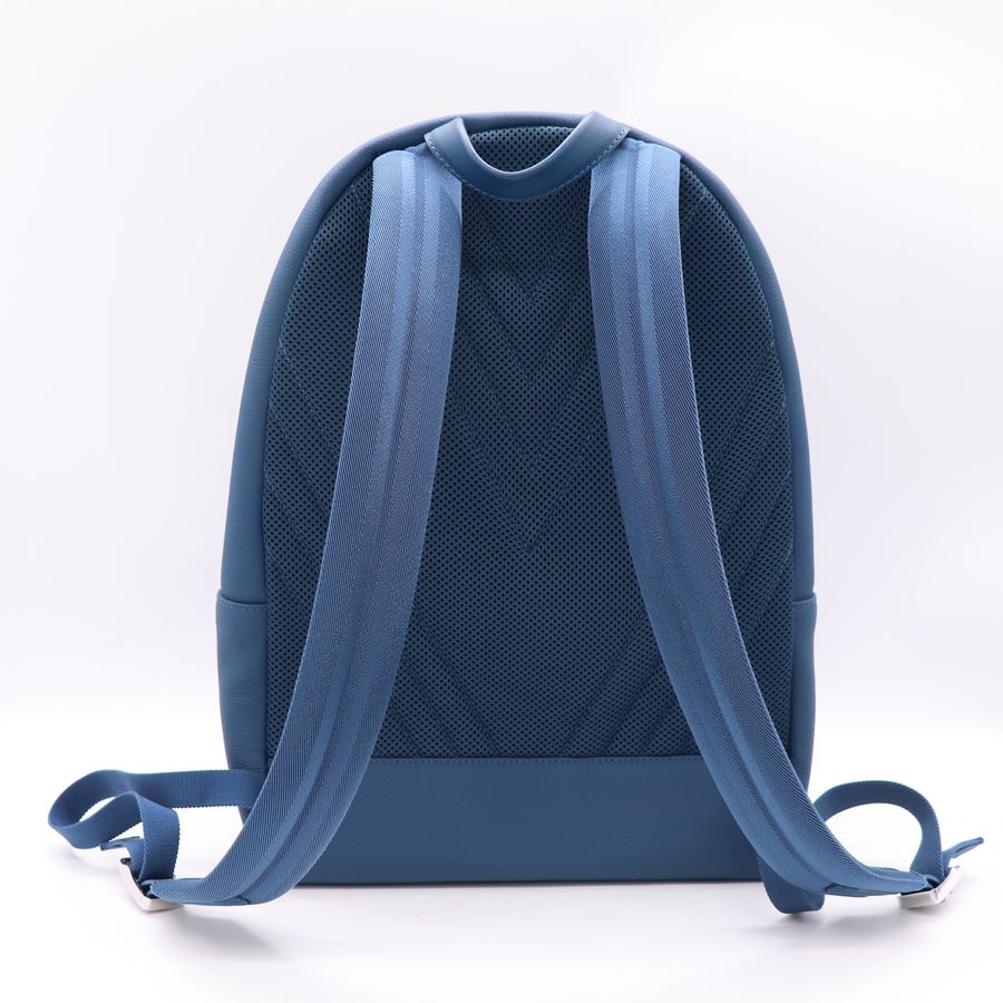 Louis Vuitton 路易威登 LV 藍色 牛皮 後背包-4