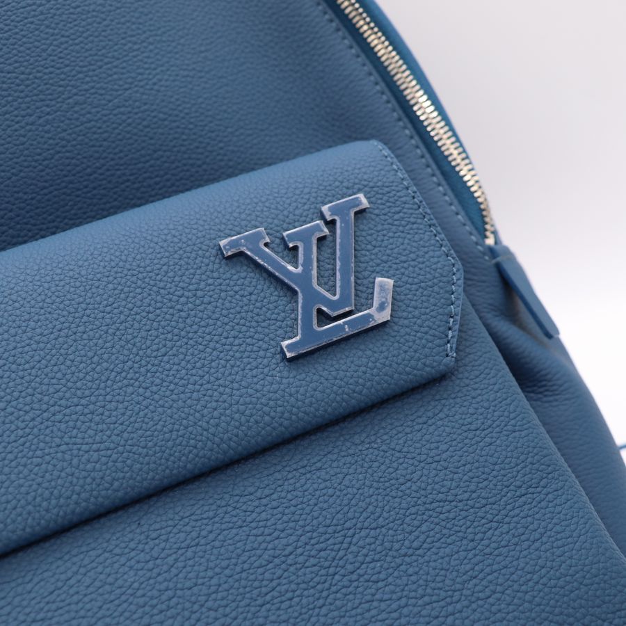 Louis Vuitton 路易威登 LV 藍色 牛皮 後背包-7