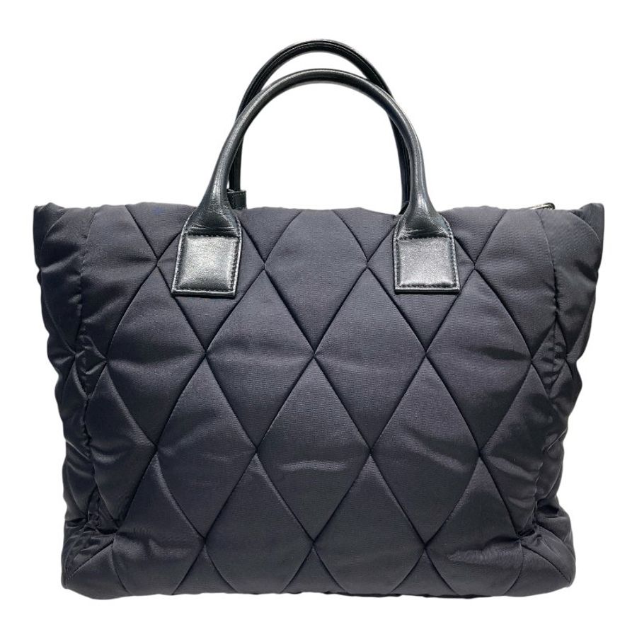 PRADA 普拉達 TOTE BAG NYLON 1BG168 尼龍 黑色 銀釦-1