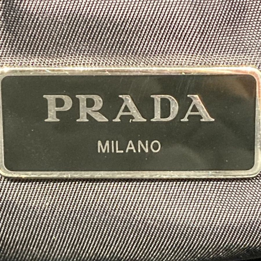 PRADA 普拉達 TOTE BAG NYLON 1BG168 尼龍 黑色 銀釦-9