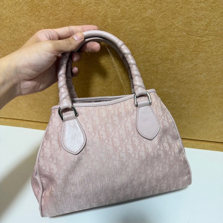 Dior • 經典粉色老花Punk手提包-3