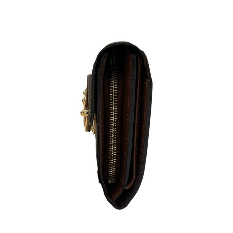 LOUIS VUITTON 路易威登 M60211 MONOGRAM PORTEFEUILLE JOEY WALLET 老花三折短夾 PVC帆布 棕色 金釦-2
