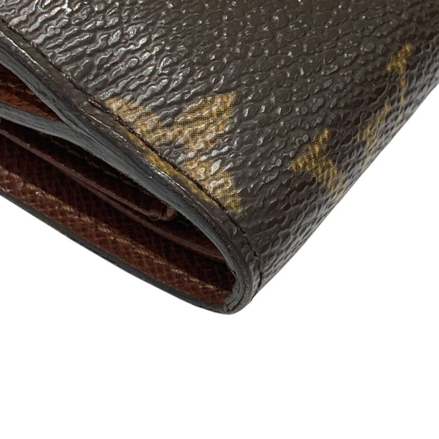 LOUIS VUITTON 路易威登 M60211 MONOGRAM PORTEFEUILLE JOEY WALLET 老花三折短夾 PVC帆布 棕色 金釦-8