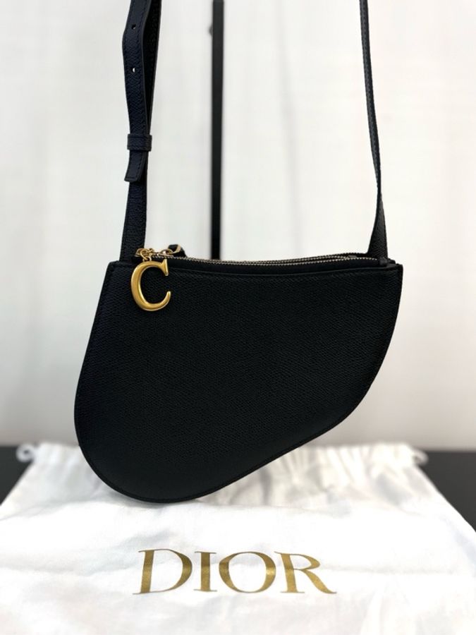 迪奧/Dior 手拿包     黑色羊皮革-3