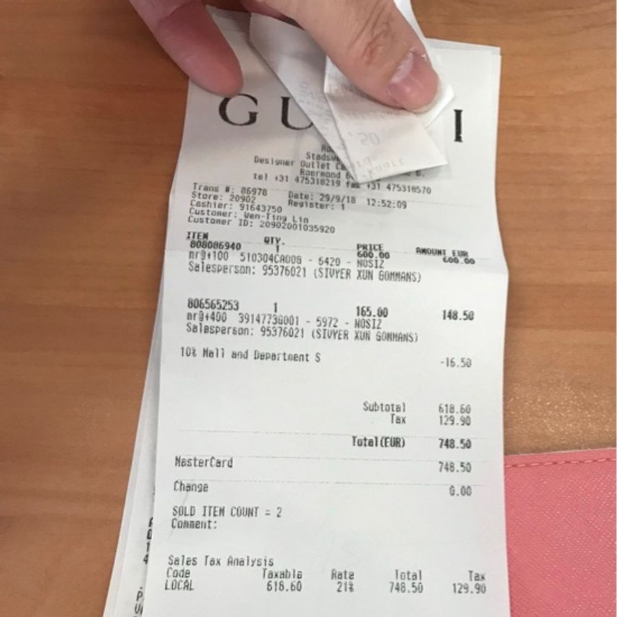 Gucci紅色鏈條風琴包-23