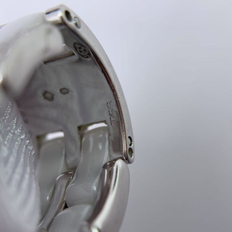 Chanel香奈兒 Ultra 系列 18K白金白陶瓷鑽石戒指-8