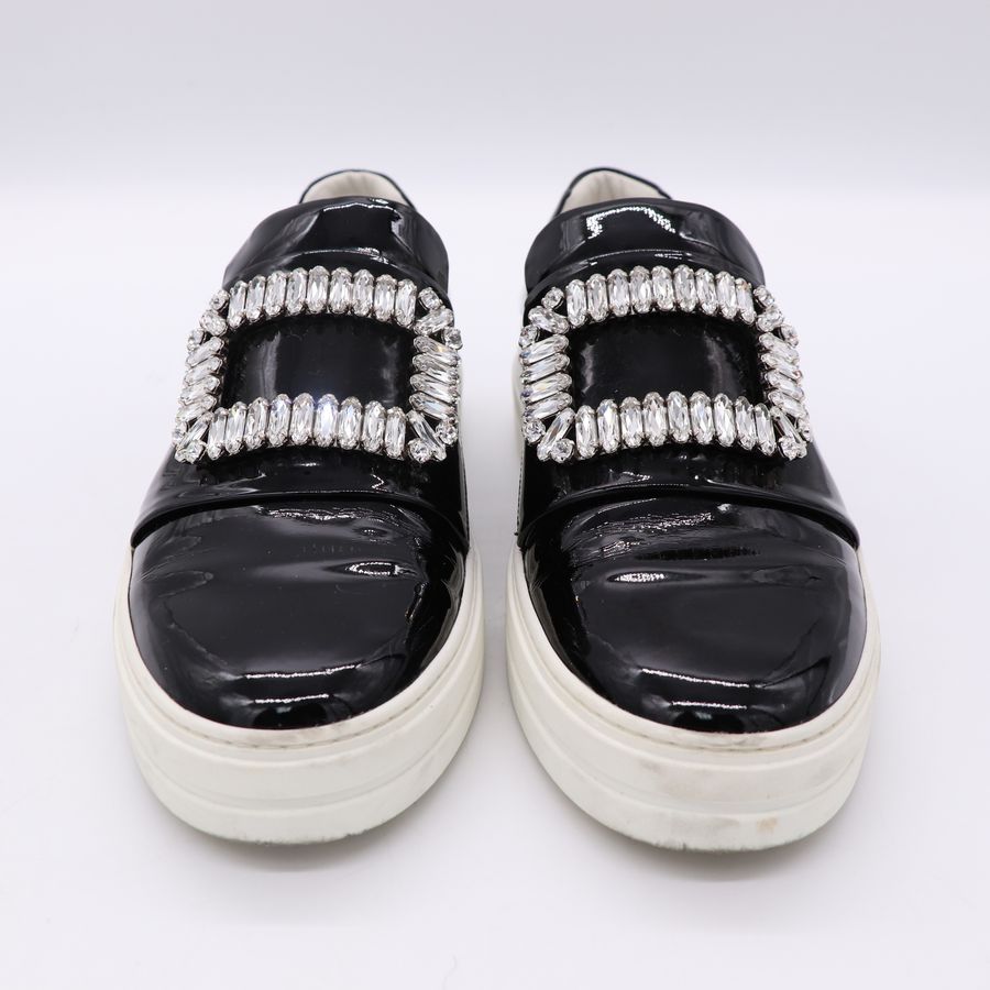 Roger Vivier 漆皮黑色休閒鞋-2