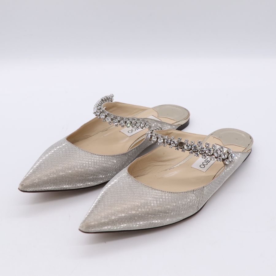 Jimmy Choo Bing 尖頭平底鞋-10
