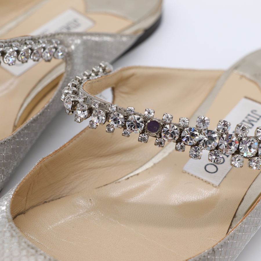 Jimmy Choo Bing 尖頭平底鞋-11
