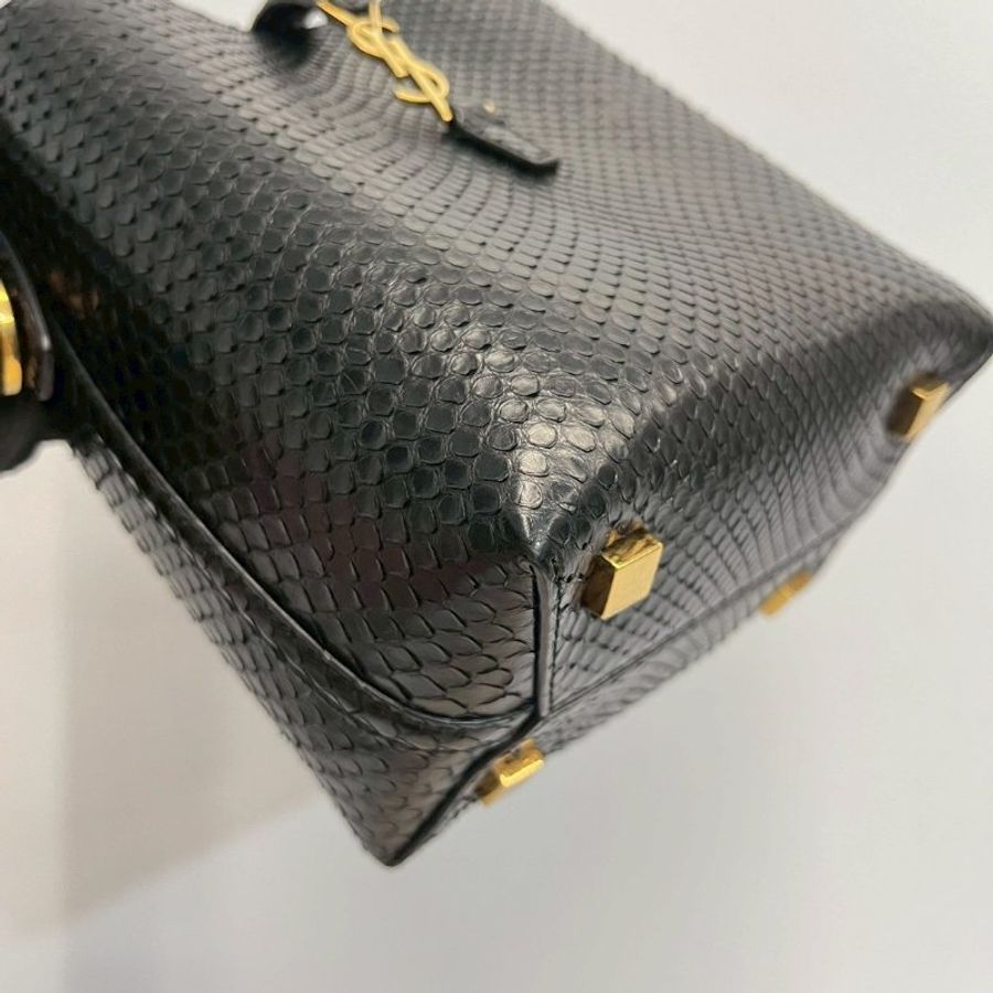 YSL 蛇皮 水桶包-7