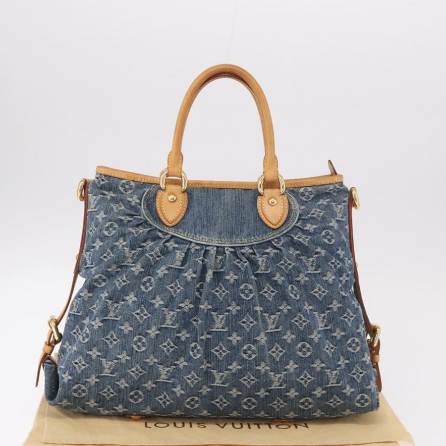 【日本直送】路易威登 Monogram Denim Neo Cabby GM 單肩包 藍色 M95350 正品 187960V-11