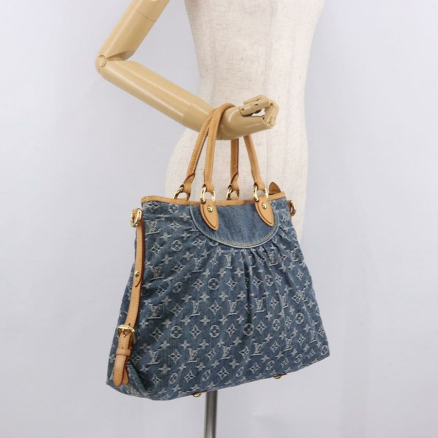 【日本直送】路易威登 Monogram Denim Neo Cabby GM 單肩包 藍色 M95350 正品 187960V-21
