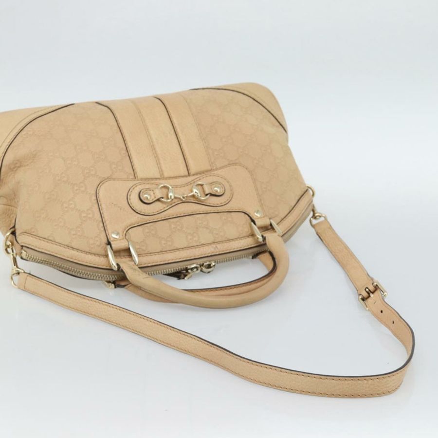 【日本直送】GUCCI Guccisima GG Diamante 馬銜扣雙肩包 象牙金 247286 正品 187997A-7