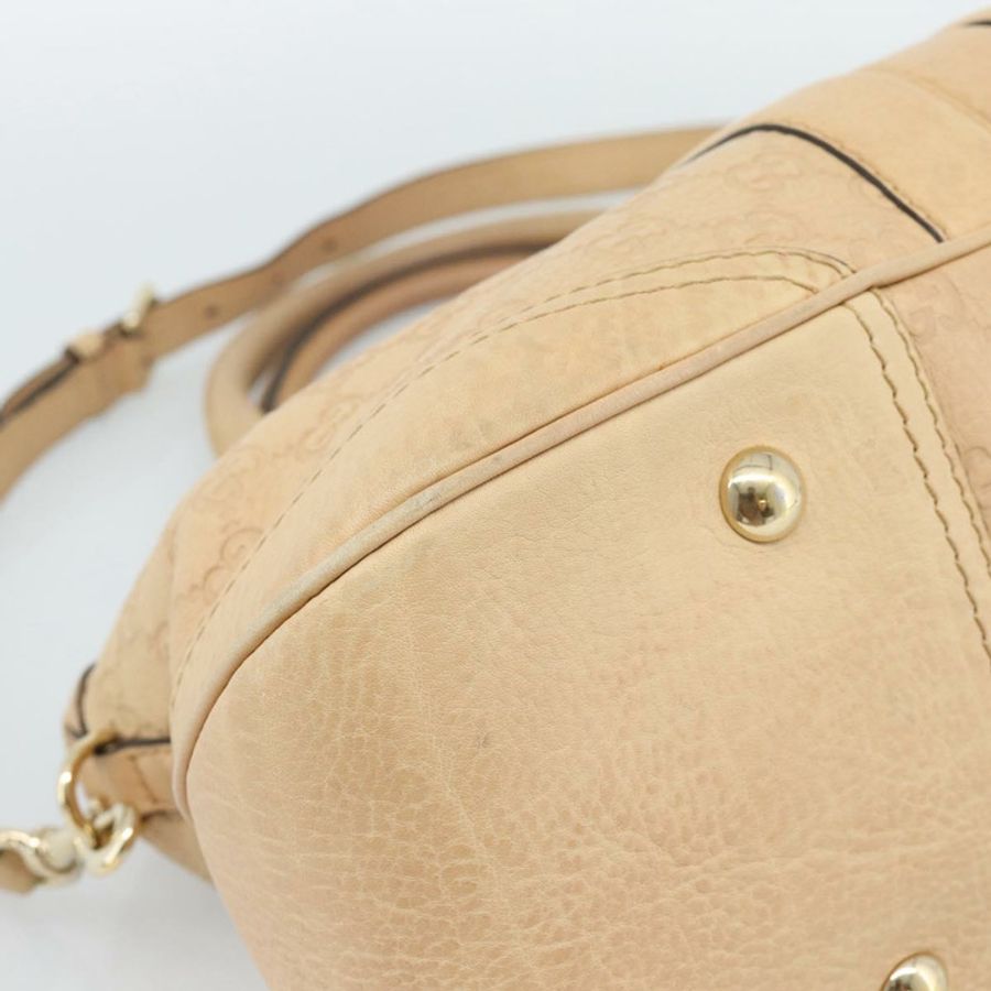 【日本直送】GUCCI Guccisima GG Diamante 馬銜扣雙肩包 象牙金 247286 正品 187997A-17