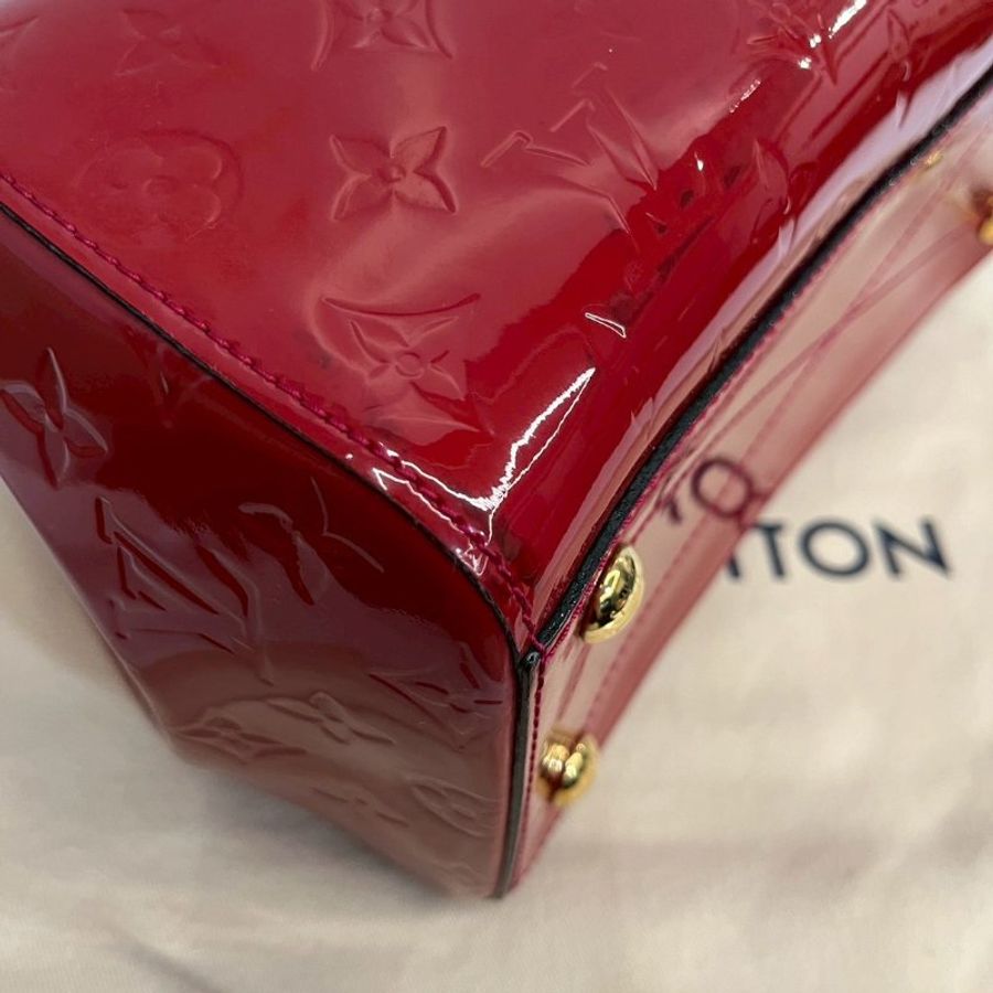 Louis Vuitton 紅色漆皮包-10