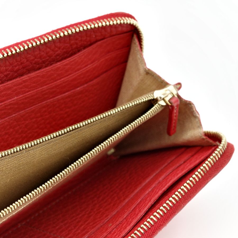 紅色Fendi Selleria Roma 拉鍊錢包-7