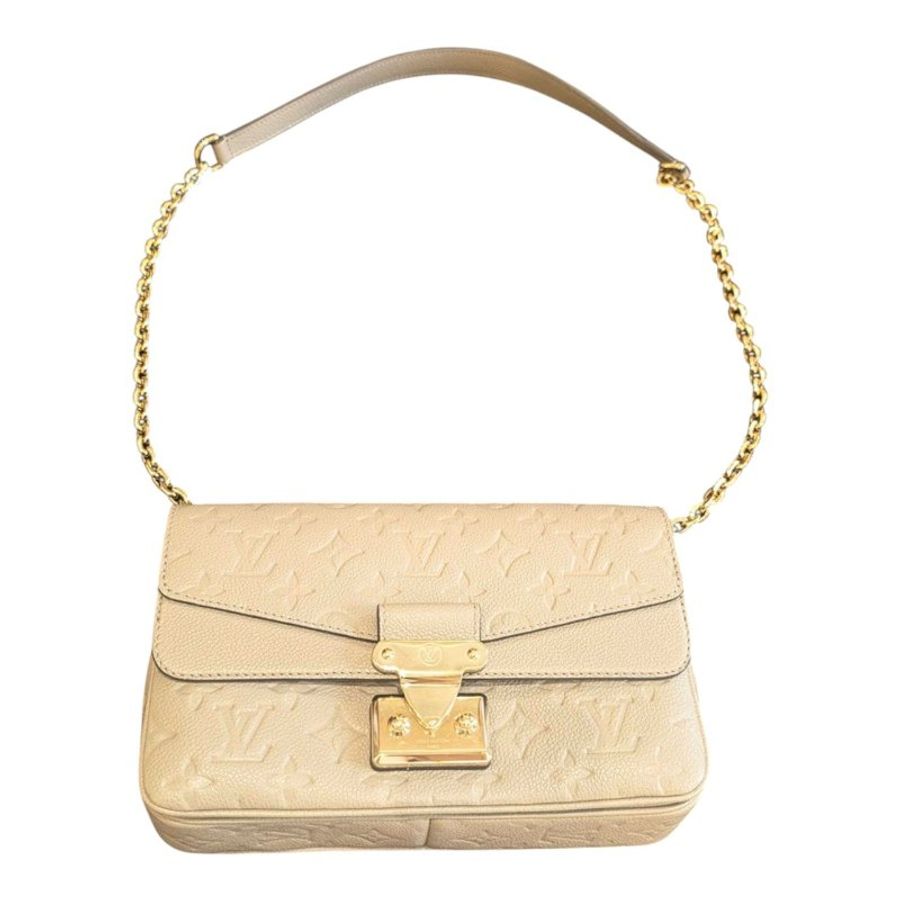 【美收精品】LV 米灰色牛皮壓紋Marceau肩斜背包 5-693-0