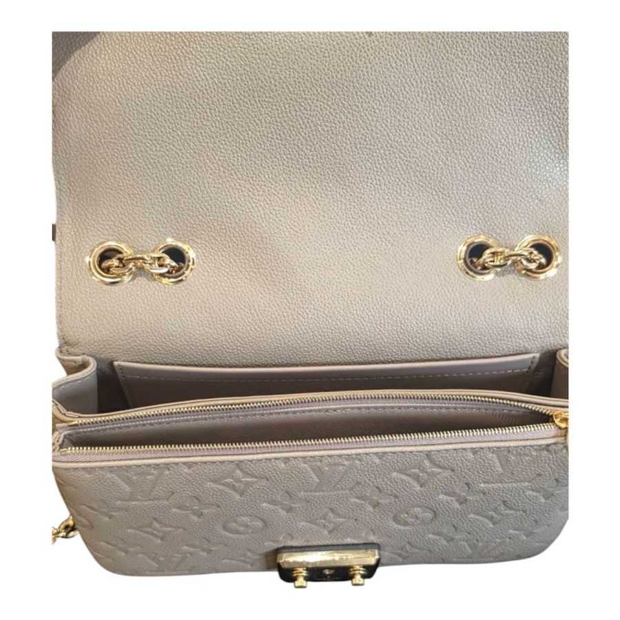 【美收精品】LV 米灰色牛皮壓紋Marceau肩斜背包 5-693-7