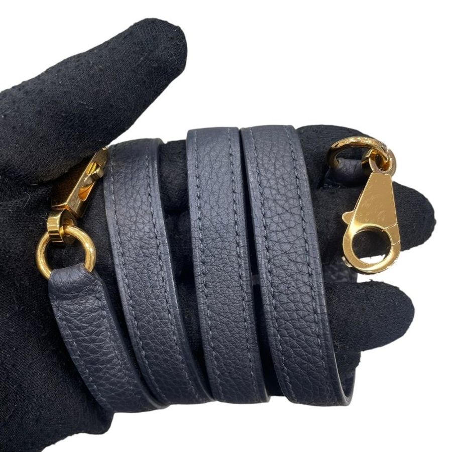 HERMES 愛馬仕 KELLY 28 內縫 手提包 皮革 深藍色 金釦-13