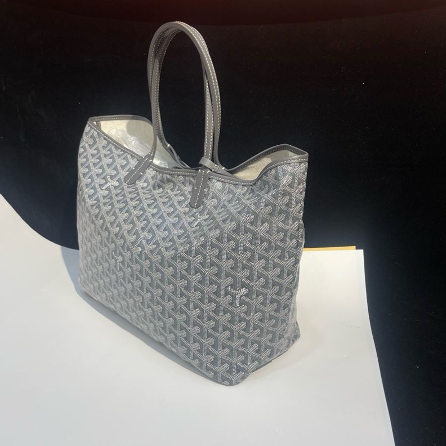 goyard 戈雅 灰色 子母包 購物袋 34x28x15-3