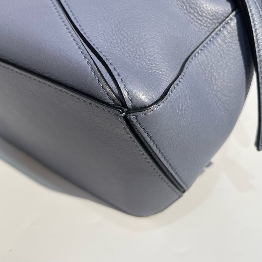 LOEWE羅意威 幾何包 小號 霧霾藍色24*15*10cm  男女同款-10