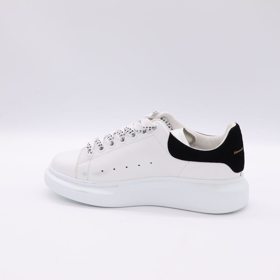 Alexander McQUEEN 厚底 黑白拚色小白鞋EU38-2